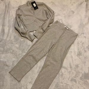 Grey capri set